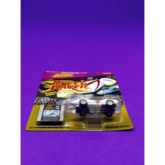 Johnny Lightning Speed Racer Mac 5 CEL 4 Film Strip Playing Mantis 351-00 1997 - Picture 6 of 8